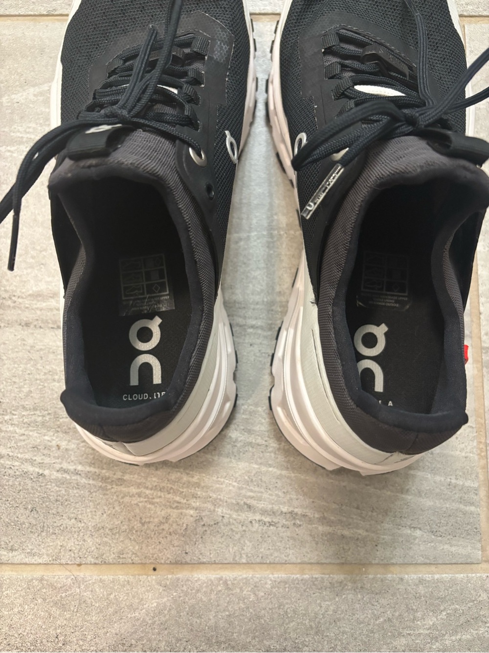 Cloudultra Trail Running Shoe in Black/White - Picture 14 of 16